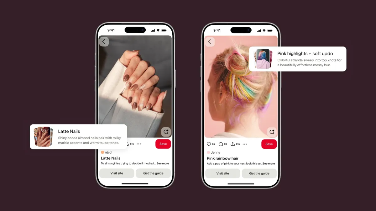 Pinterest thêm AI cho Pin làm đẹp