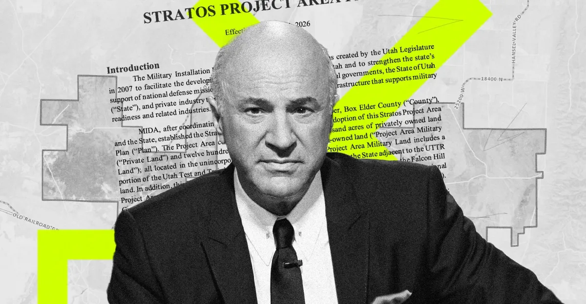 Kevin O’Leary chệch hướng dự án data center khổng lồ ở Utah