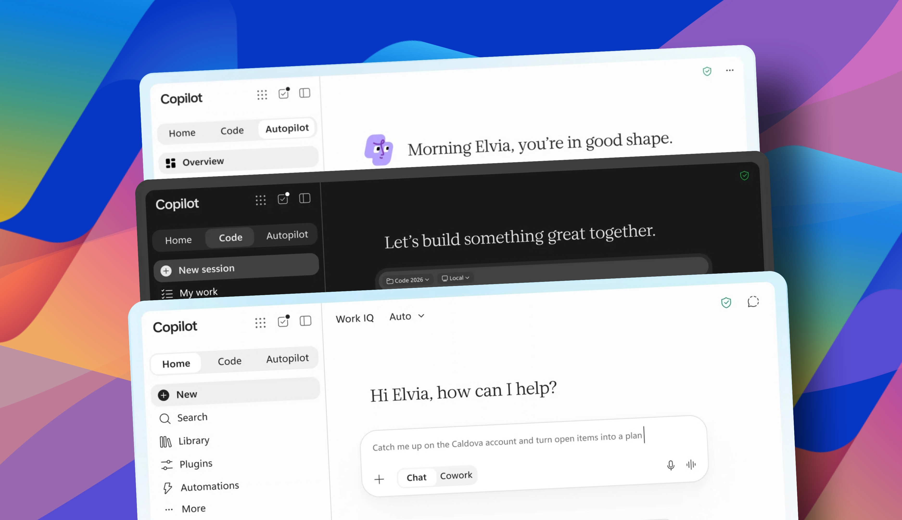 Microsoft ra mắt app Copilot mới với 3 tab