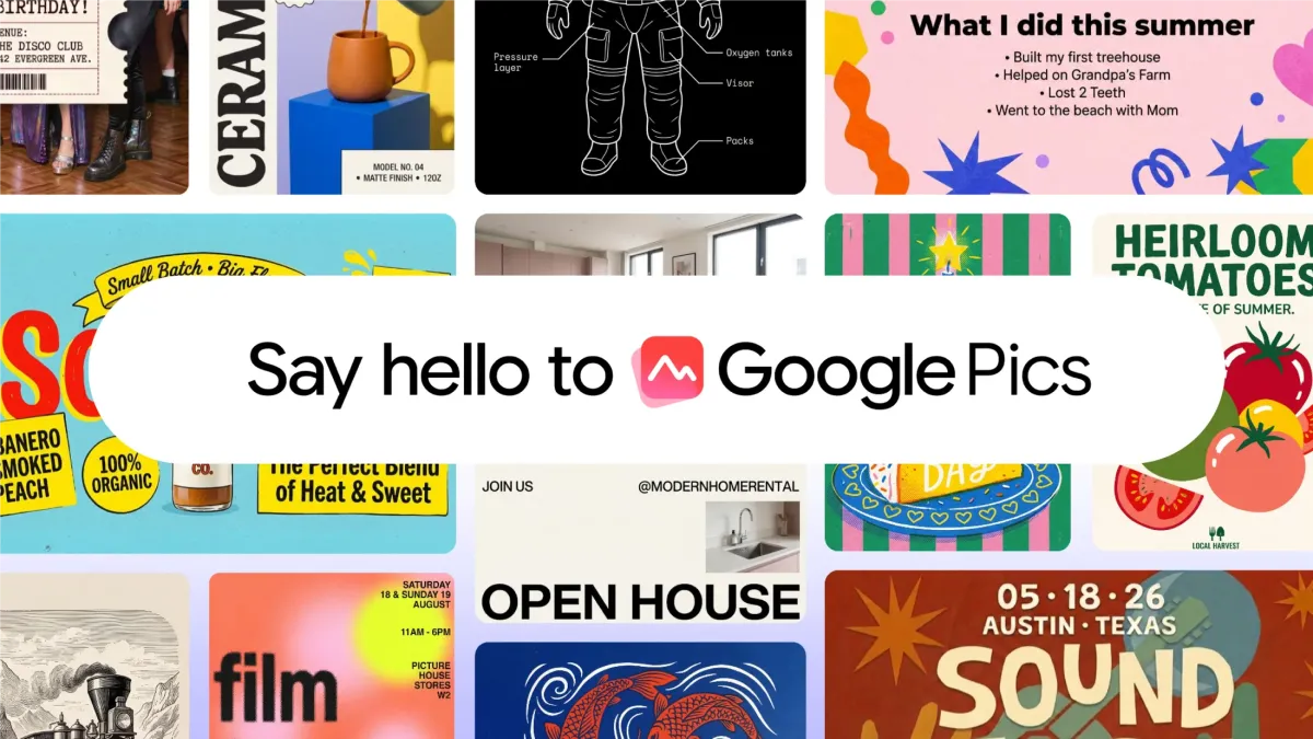 Google ra Google Pics trong Google Workspace