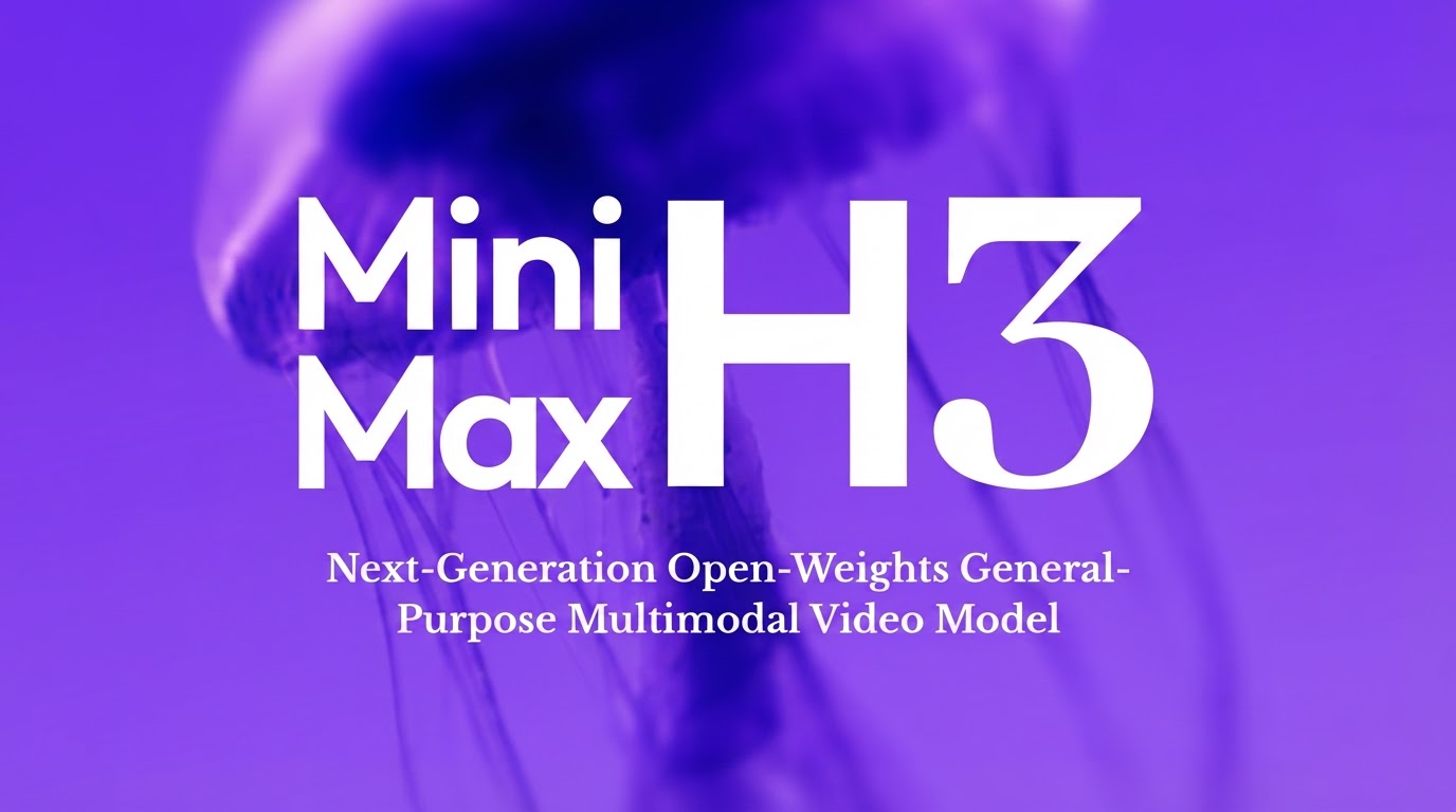 MiniMax H3 dẫn đầu bảng xếp hạng video, phát hành trọng số mã nguồn mở