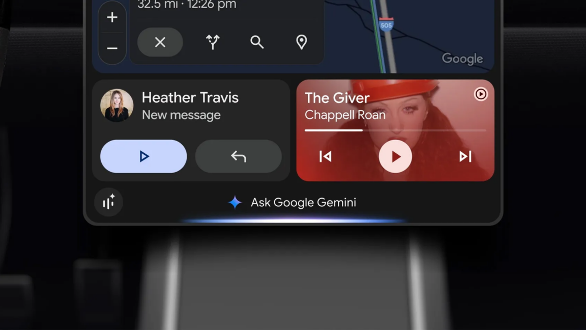 Gemini có Personal Intelligence trên Android Auto