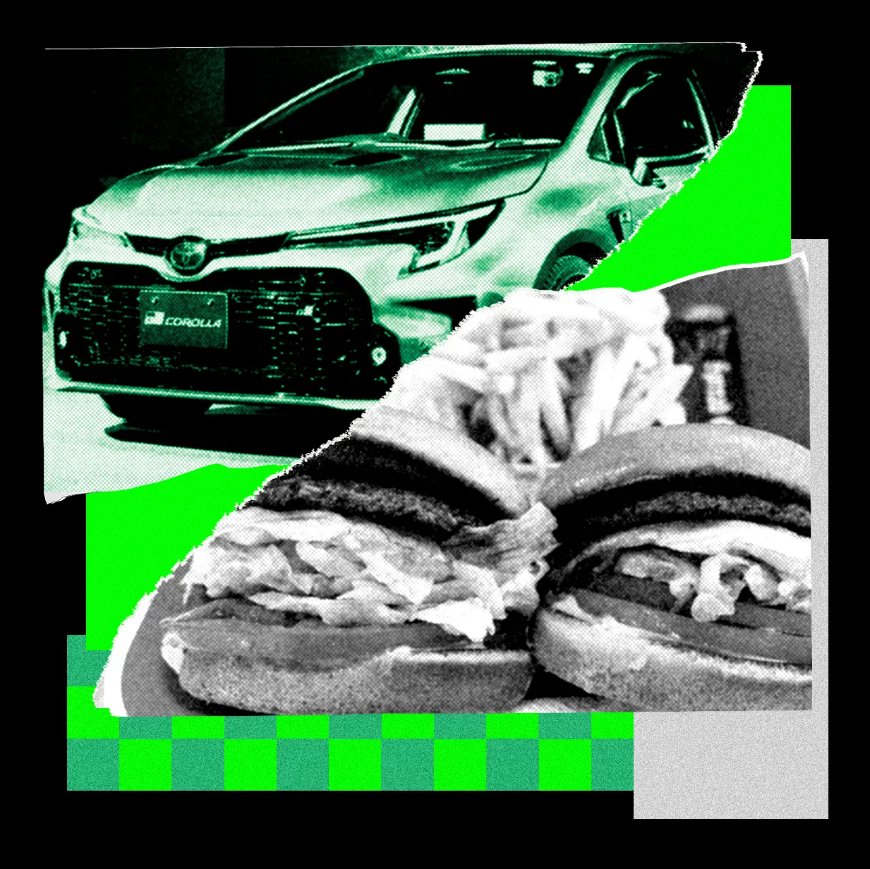 Kỹ sư dùng AI lái Toyota Corolla đến quầy nhận đồ ăn